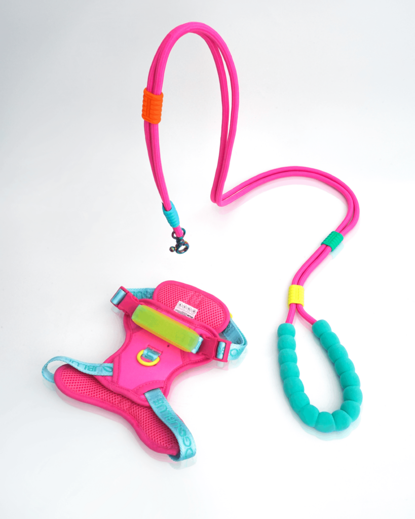 Marshmallow Leash + Central Park Harness