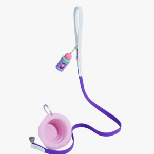 Waterproof Leash Grab & Go Trio — 350ml Bowl & Cake Waste Bag Holder