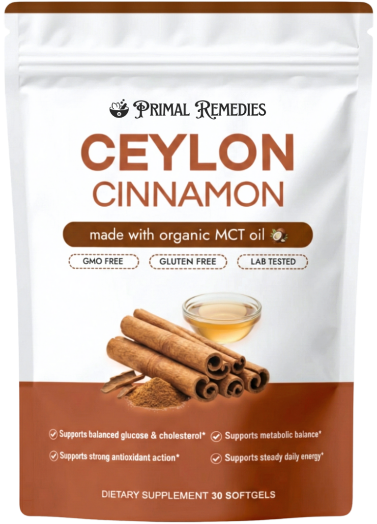 Ceylon Cinnamon 7200mg Equivalent with MCT Oil